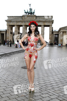 Micaela Schäfer zum Valentinstag, Berlin