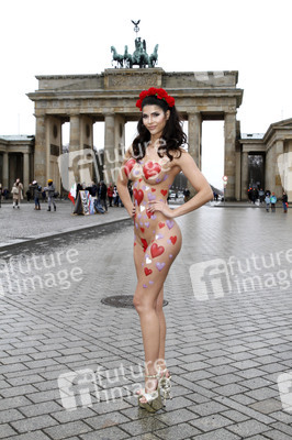 Micaela Schäfer zum Valentinstag, Berlin