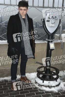 Taron Egerton auf dem Empire State Building, New York