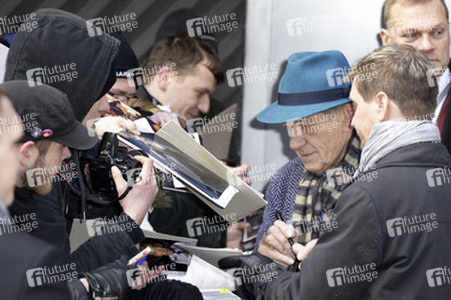 'Mr. Holmes' Pressekonferenz Abfahrt, Berlinale 2015
