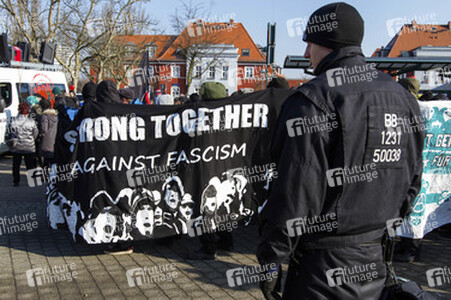 Gegen Demo zur Neonazi Demonstration, Frankfurt/Oder