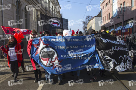 Gegen Demo zur Neonazi Demonstration, Frankfurt/Oder