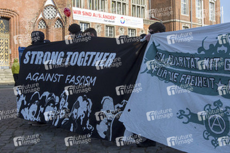 Gegen Demo zur Neonazi Demonstration, Frankfurt/Oder