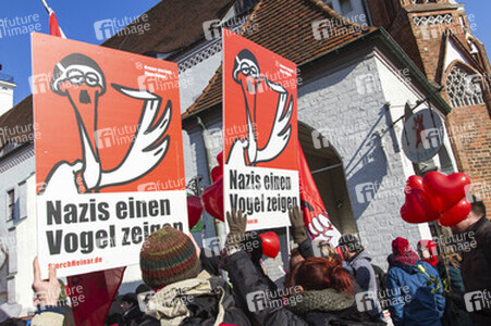 Gegen Demo zur Neonazi Demonstration, Frankfurt/Oder