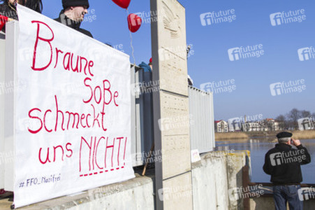 Gegen Demo zur Neonazi Demonstration, Frankfurt/Oder