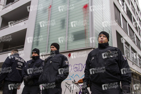 Demo gegen die Zwangsräumung der Beermannstraße sowie den Ausbau der A100, Berlin