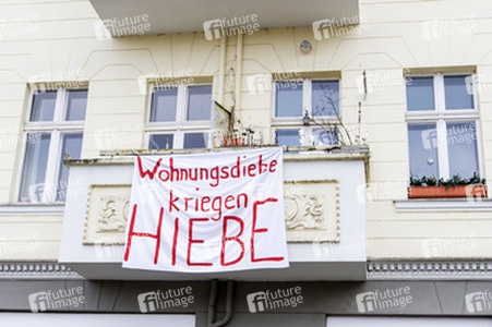 Demo gegen die Zwangsräumung der Beermannstraße sowie den Ausbau der A100, Berlin