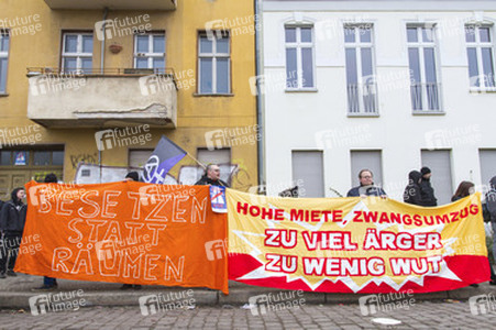 Demo gegen die Zwangsräumung der Beermannstraße sowie den Ausbau der A100, Berlin
