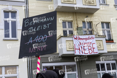 Demo gegen die Zwangsräumung der Beermannstraße sowie den Ausbau der A100, Berlin