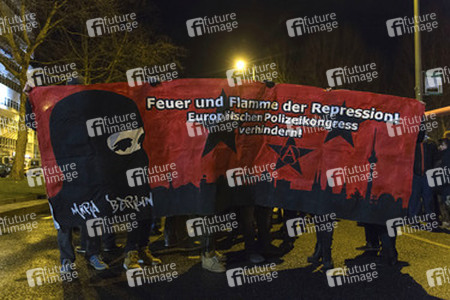 Demo gegen Europäischen Polizeikongress, Berlin