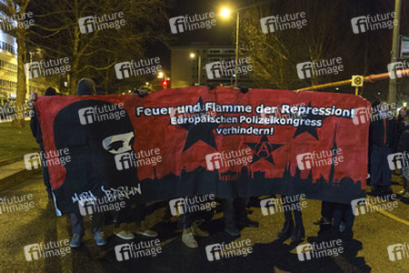 Demo gegen Europäischen Polizeikongress, Berlin