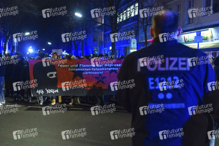 Demo gegen Europäischen Polizeikongress, Berlin