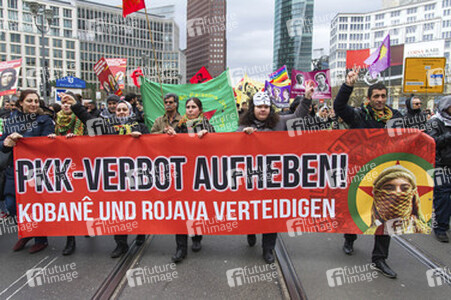Demonstration gegen PKK Verbot, Berlin