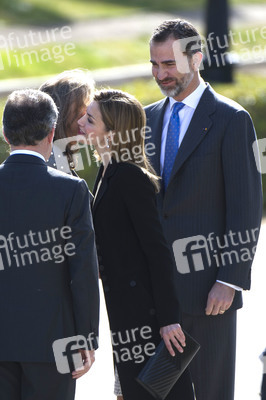 Präsident Juan Manuel Santos auf Staatsbesuch in Madrid