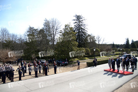 Präsident Juan Manuel Santos auf Staatsbesuch in Madrid