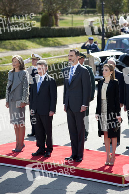 Präsident Juan Manuel Santos auf Staatsbesuch in Madrid