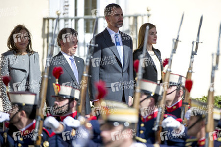 Präsident Juan Manuel Santos auf Staatsbesuch in Madrid