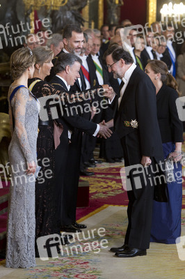 Gala Dinner  für Präsident Santos, Madrid