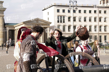 'Es lebe die Revolution' Fototermin, Berlin
