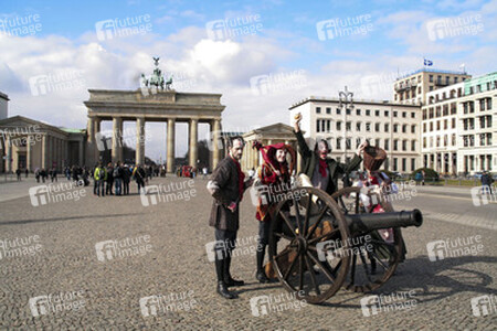 'Es lebe die Revolution' Fototermin, Berlin