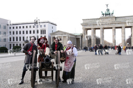 'Es lebe die Revolution' Fototermin, Berlin