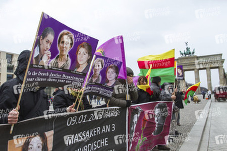 Kurden Demonstration, Berlin