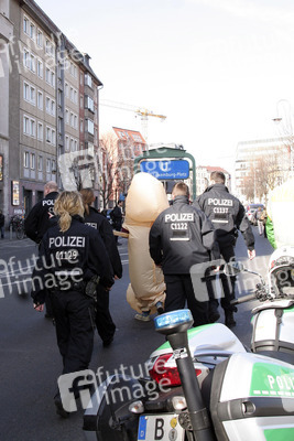 Provokation beim Frauenkampftag 2015, Berlin