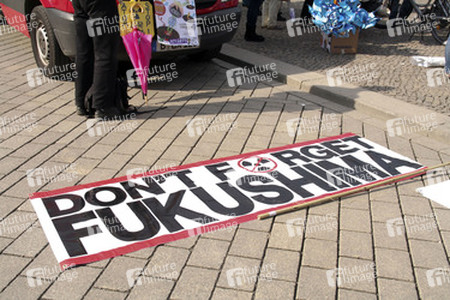 Kazaguruma-Demo zum 4. Jahrestag von Fukushima, Berlin