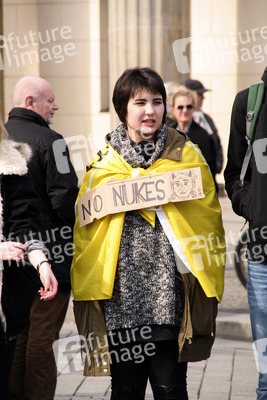 Kazaguruma-Demo zum 4. Jahrestag von Fukushima, Berlin