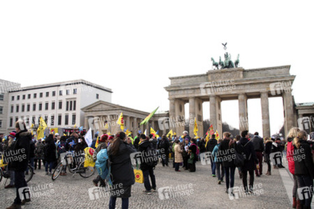 Kazaguruma-Demo zum 4. Jahrestag von Fukushima, Berlin