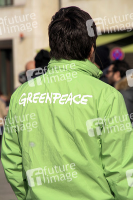 Kazaguruma-Demo zum 4. Jahrestag von Fukushima, Berlin