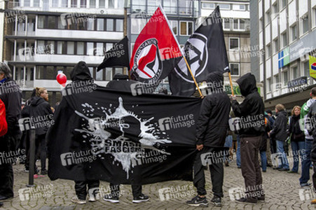Demo gegen Rassismus, Salafisten und Pegida, Wuppertal