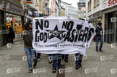 Demo gegen Rassismus, Salafisten und Pegida, Wuppertal