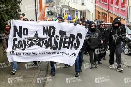 Demo gegen Rassismus, Salafisten und Pegida, Wuppertal