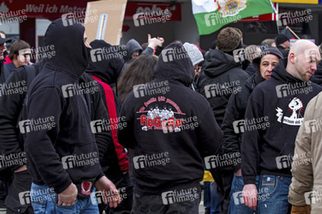 Pegida Demonstration, Wuppertal