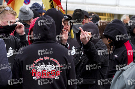 Pegida Demonstration, Wuppertal