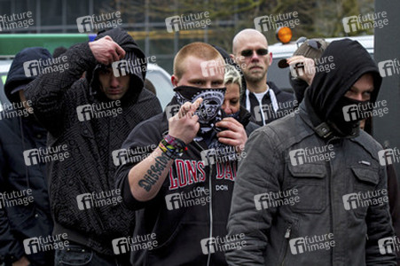 Pegida Demonstration, Wuppertal