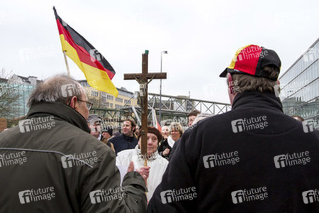 Pegida Demonstration, Wuppertal