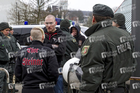 Pegida Demonstration, Wuppertal