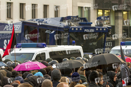 Demonstration gegen die EZB, Frankfurt