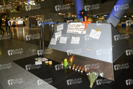 Flughafen Düsseldorf nach Flugzeugunglück