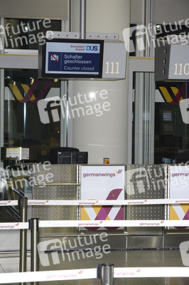 Flughafen Düsseldorf nach Flugzeugunglück