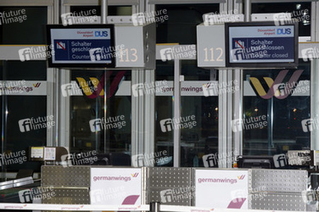 Flughafen Düsseldorf nach Flugzeugunglück