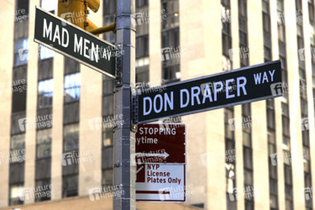 'Mad Men' Kunstinstallation Enthüllung, New York