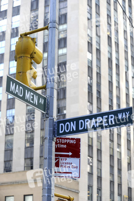 'Mad Men' Kunstinstallation Enthüllung, New York