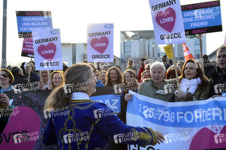 Solidariätsdemo für Griechenland, Berlin