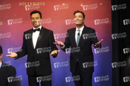 Jim Fallon bei Madame Tussauds, New York