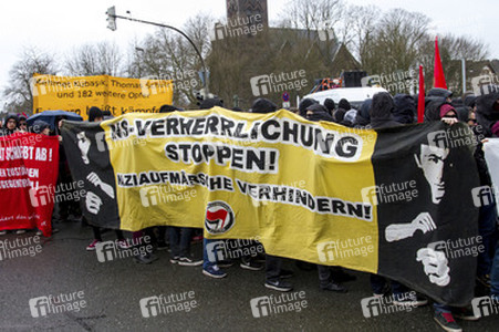 Gedenkkundgebung für Punker Thomas 'Schmuddel' Schulz, Dortmund