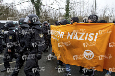 Gedenkkundgebung für Punker Thomas 'Schmuddel' Schulz, Dortmund