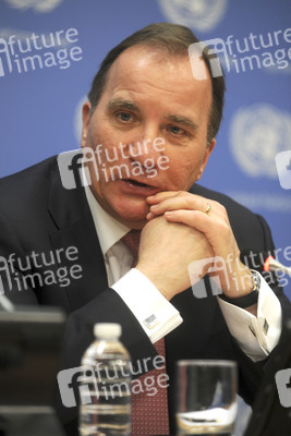 Stefan Löfven Pressekonferenz, New York